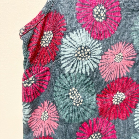 Seasalt Cornwall Phormium Linen Floral Top Vest Size 8 Size Medium Floral Tank - Picture 10 of 13